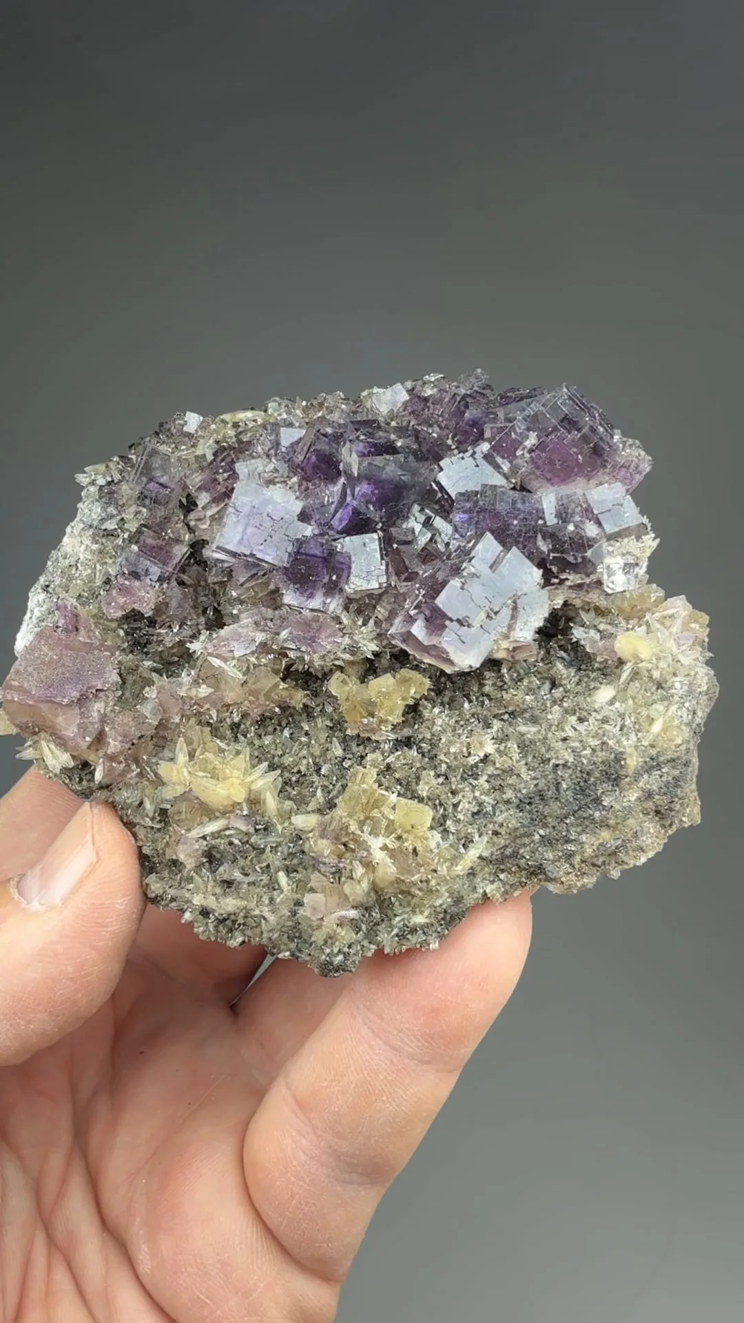 Fluorite with Calcite - image 2
