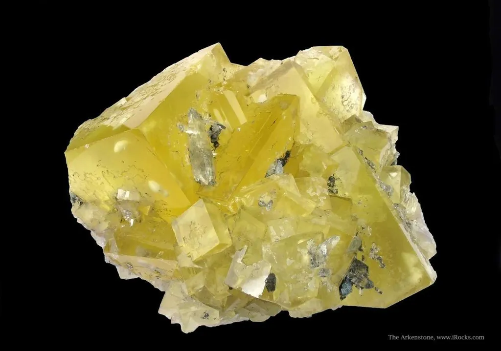 Fluorite With Calcite, and Baryte Inclusions image