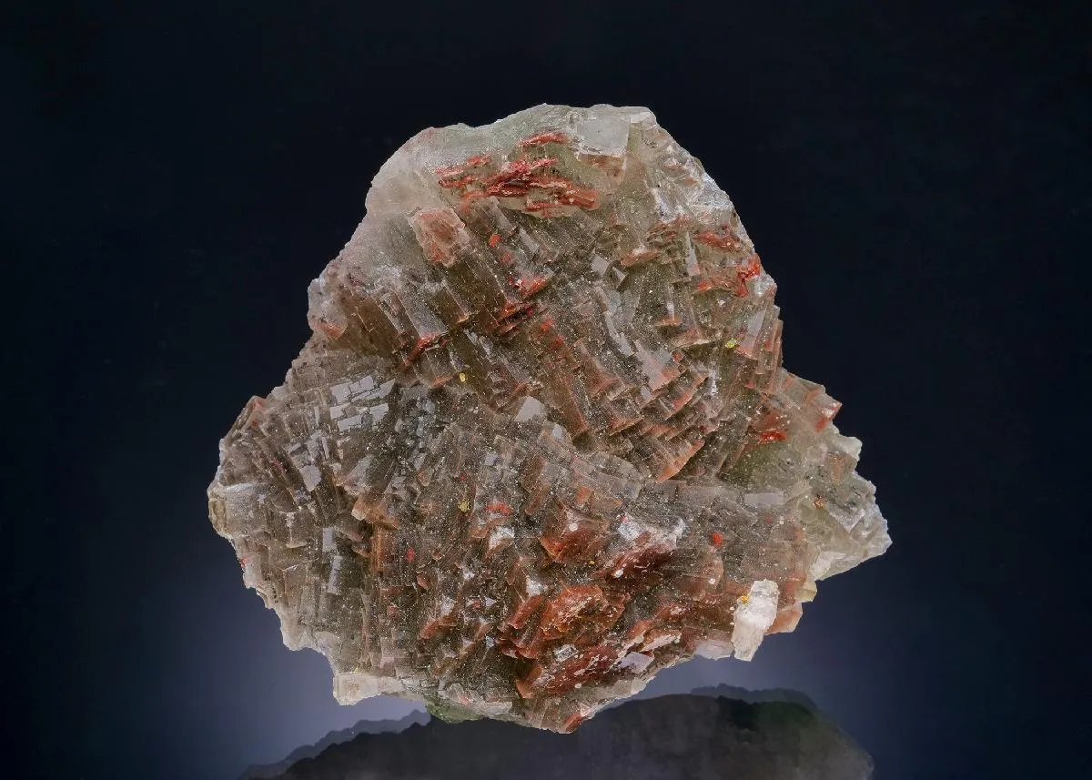 Fluorite with Calcite and Chalcopyrite - image 1