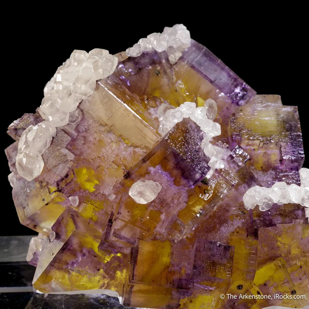 Fluorite with Calcite and Chalcopyrite - image 6