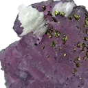 Fluorite With Calcite and Chalcopyrite - image 1