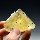 Fluorite with Calcite and Chalcopyrite - image 1