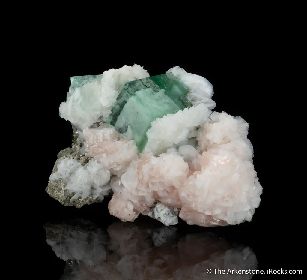 Fluorite with Calcite and Dolomite - image 2