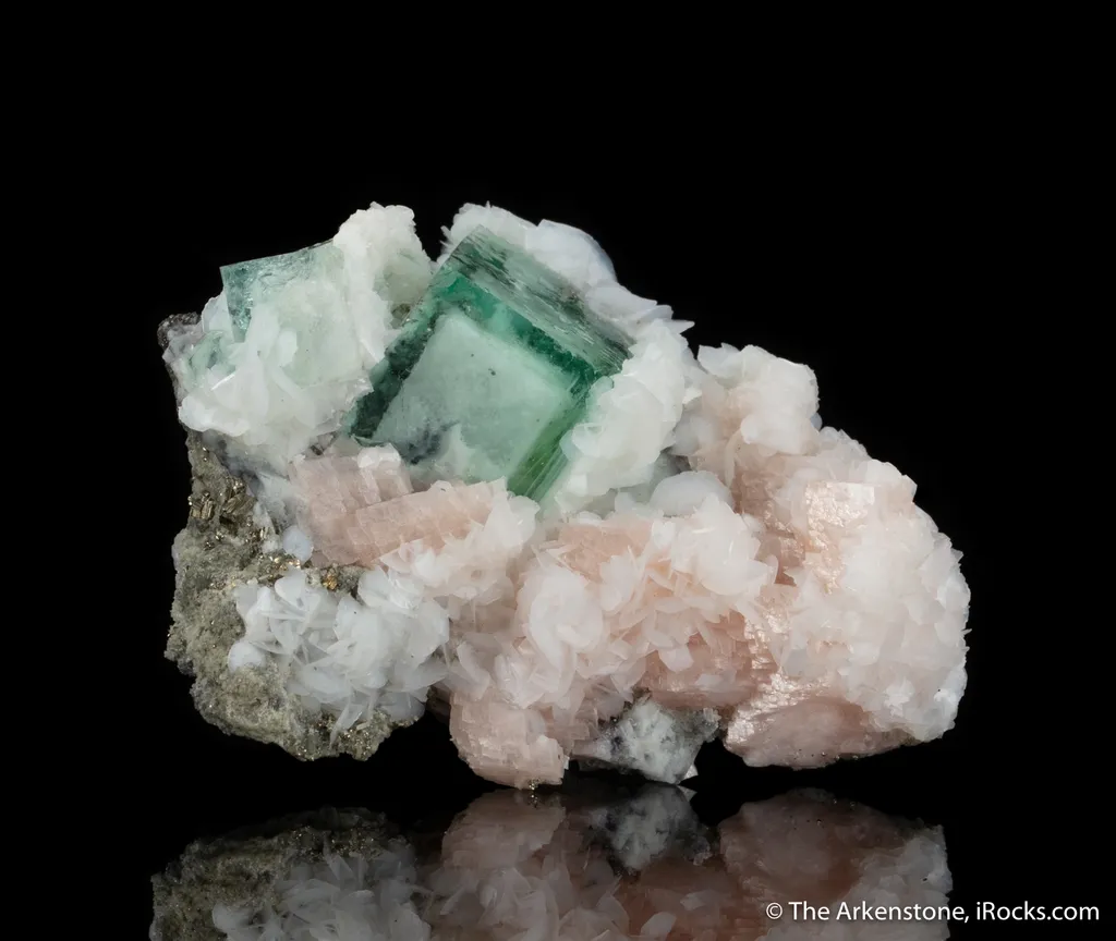 Fluorite with Calcite and Dolomite - image 3