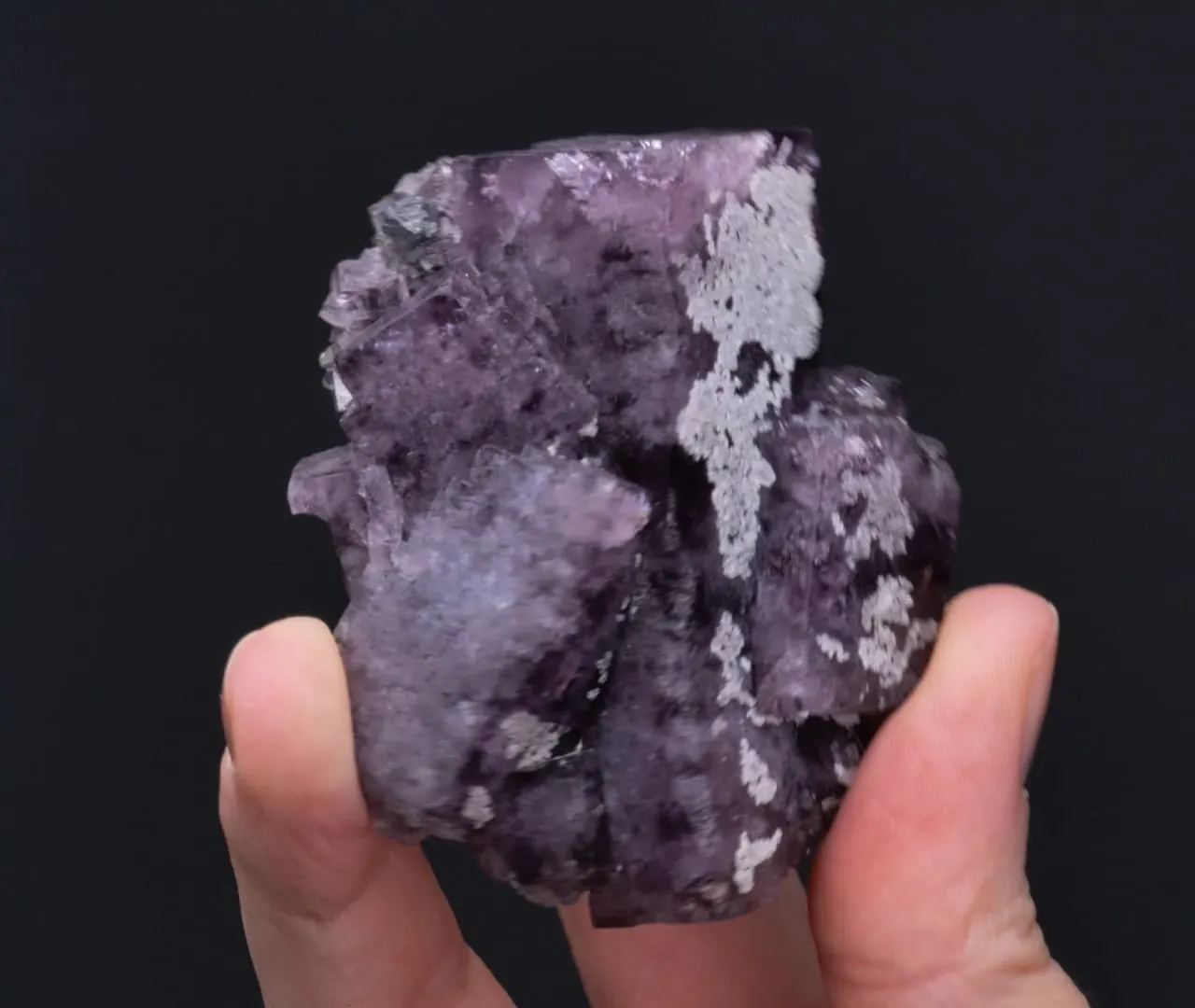 Fluorite with Calcite and Galena - image 2