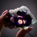 Fluorite with Calcite and Muscovite - image 2