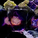 Fluorite with Calcite and Muscovite - image 1