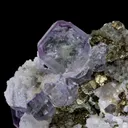 Fluorite with Calcite and Pyrite - image 3