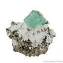 Fluorite with Calcite and Pyrite - image 1