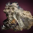 Fluorite with Calcite and Quartz - image 2