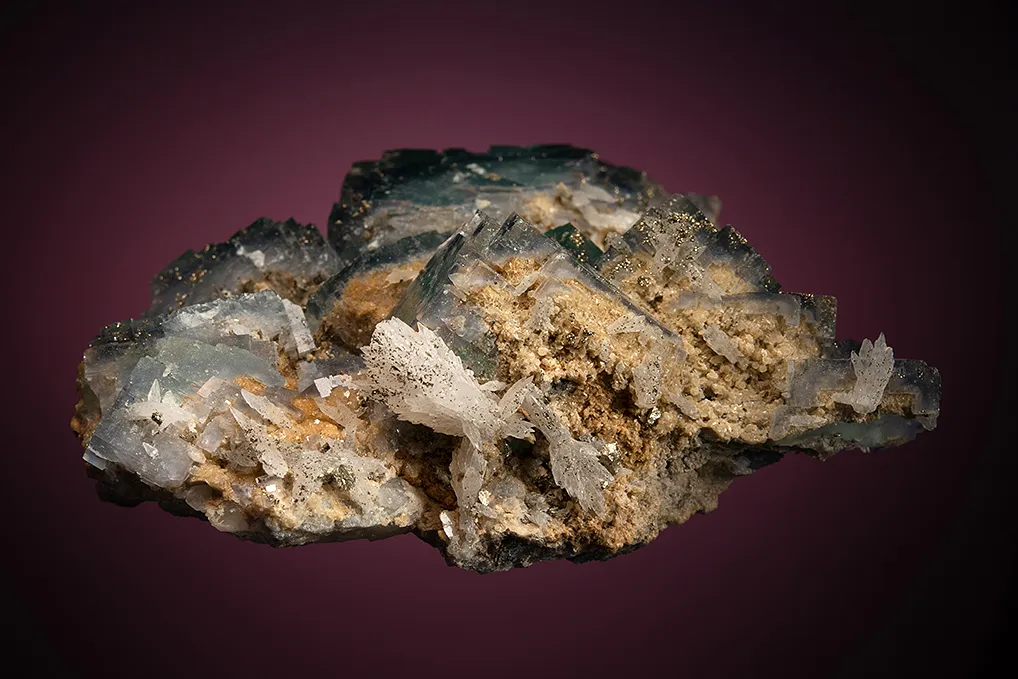 Fluorite with Calcite and Quartz - image 5