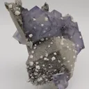 Fluorite with Calcite and Quartz - image 2