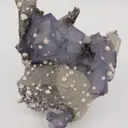 Fluorite with Calcite and Quartz - image 1