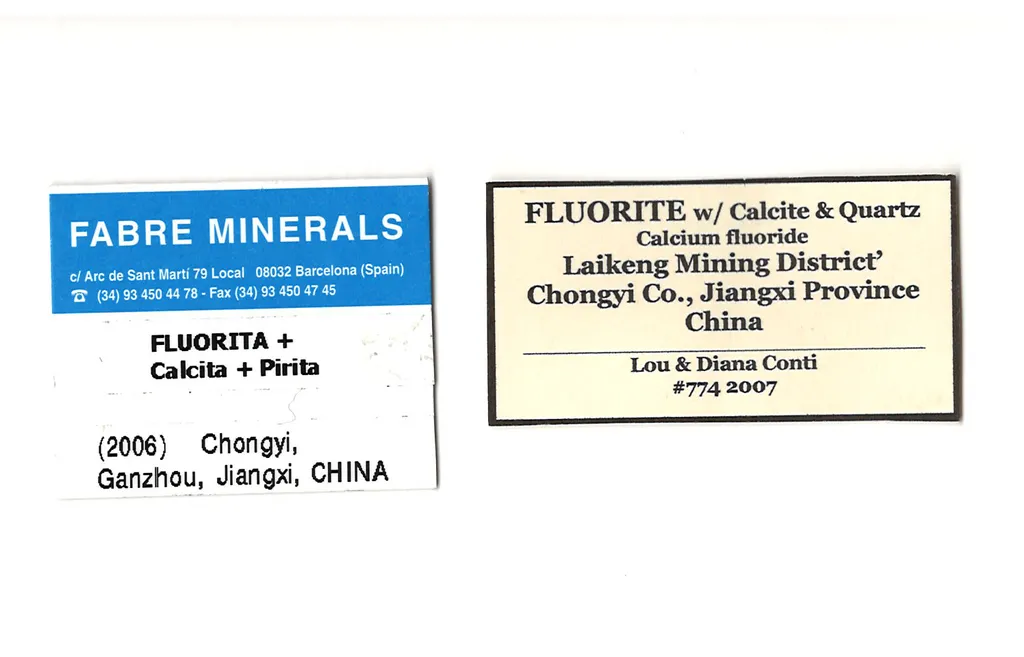 Fluorite with Calcite and Quartz - image 6