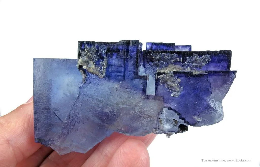 Fluorite With Calcite - image 3