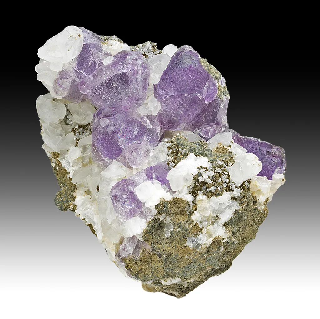 Fluorite with Calcite image