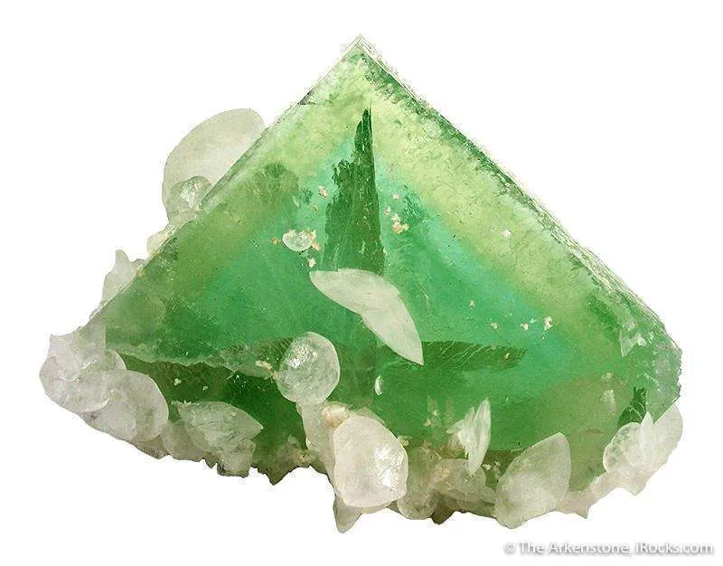 Fluorite With Calcite image