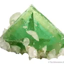 Fluorite With Calcite - image 1
