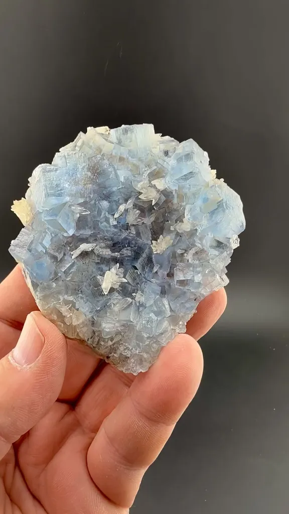Fluorite with Calcite image