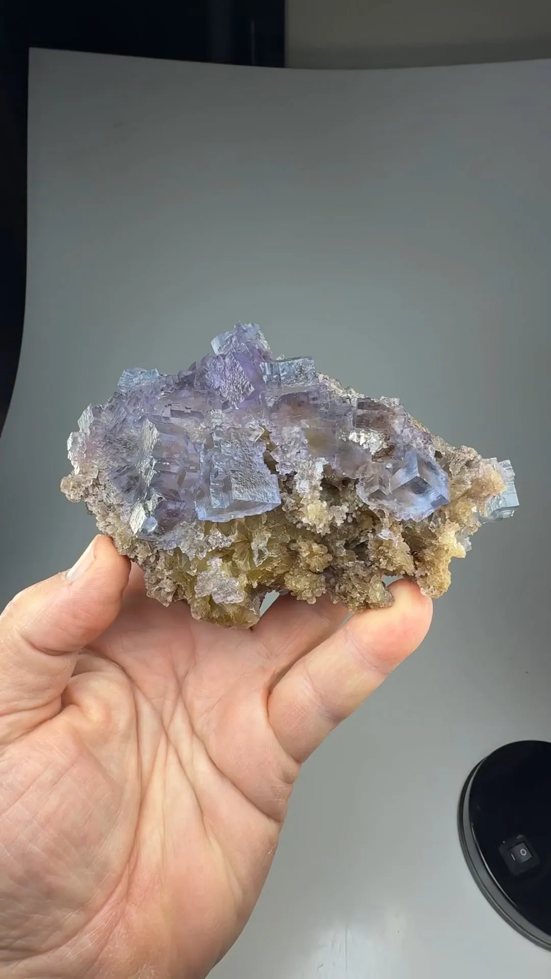 Fluorite with Calcite - image 2