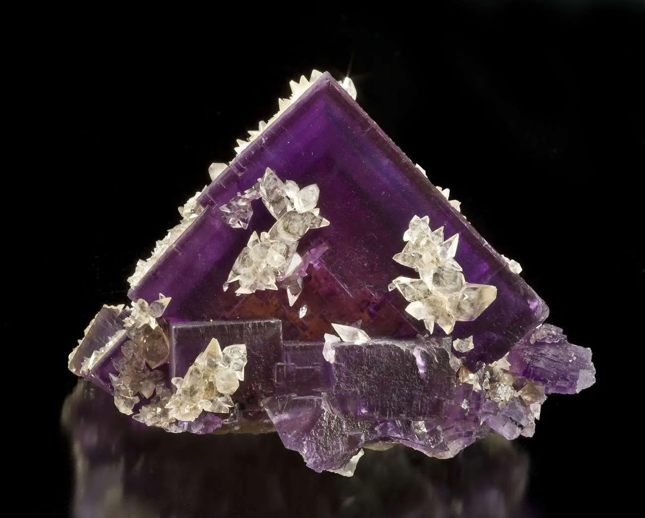Fluorite With Calcite - image 2