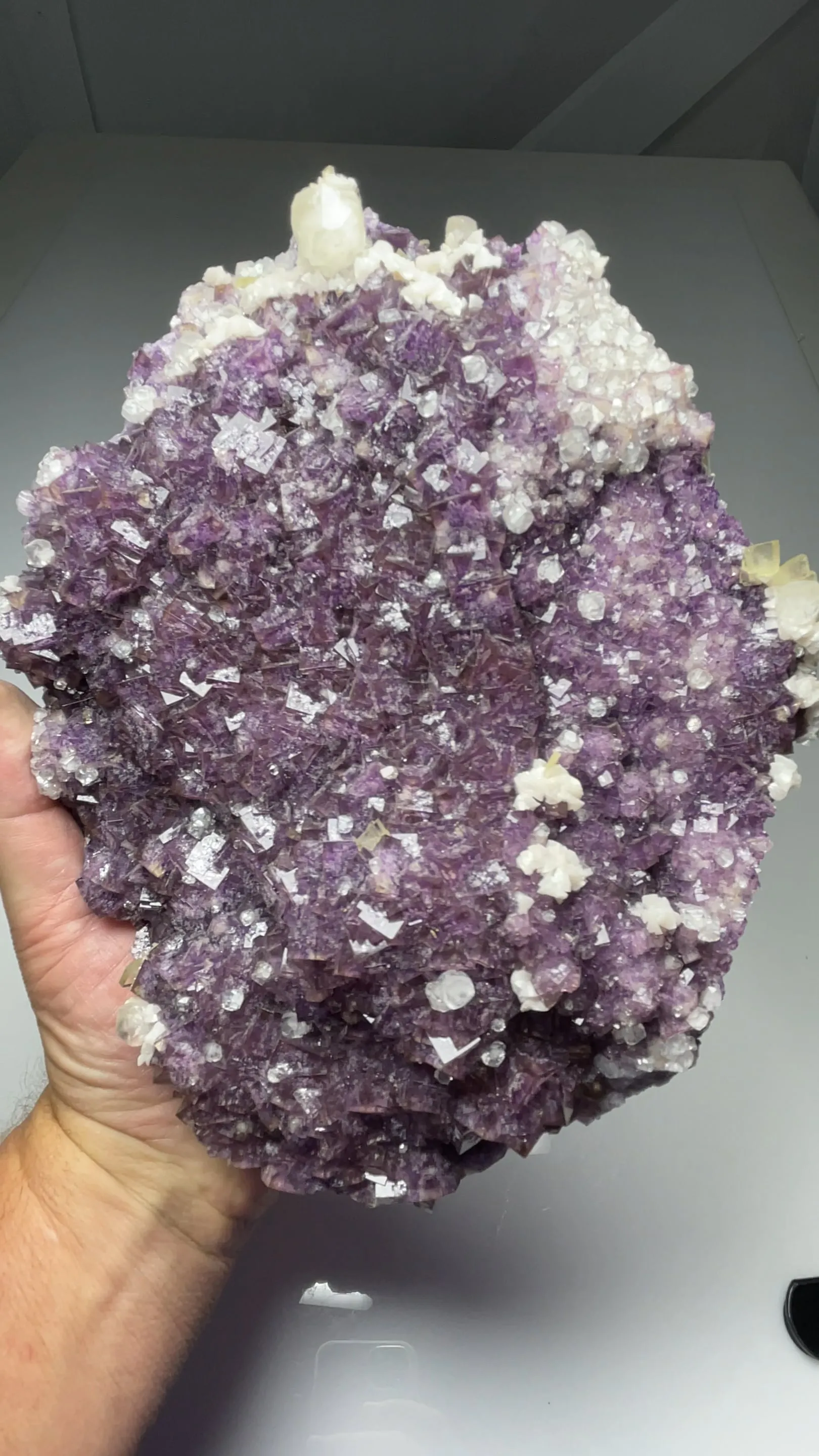 Fluorite with Calcite, Barite, Dolomite - image 2