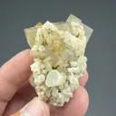 Fluorite with Calcite, Barite - image 2