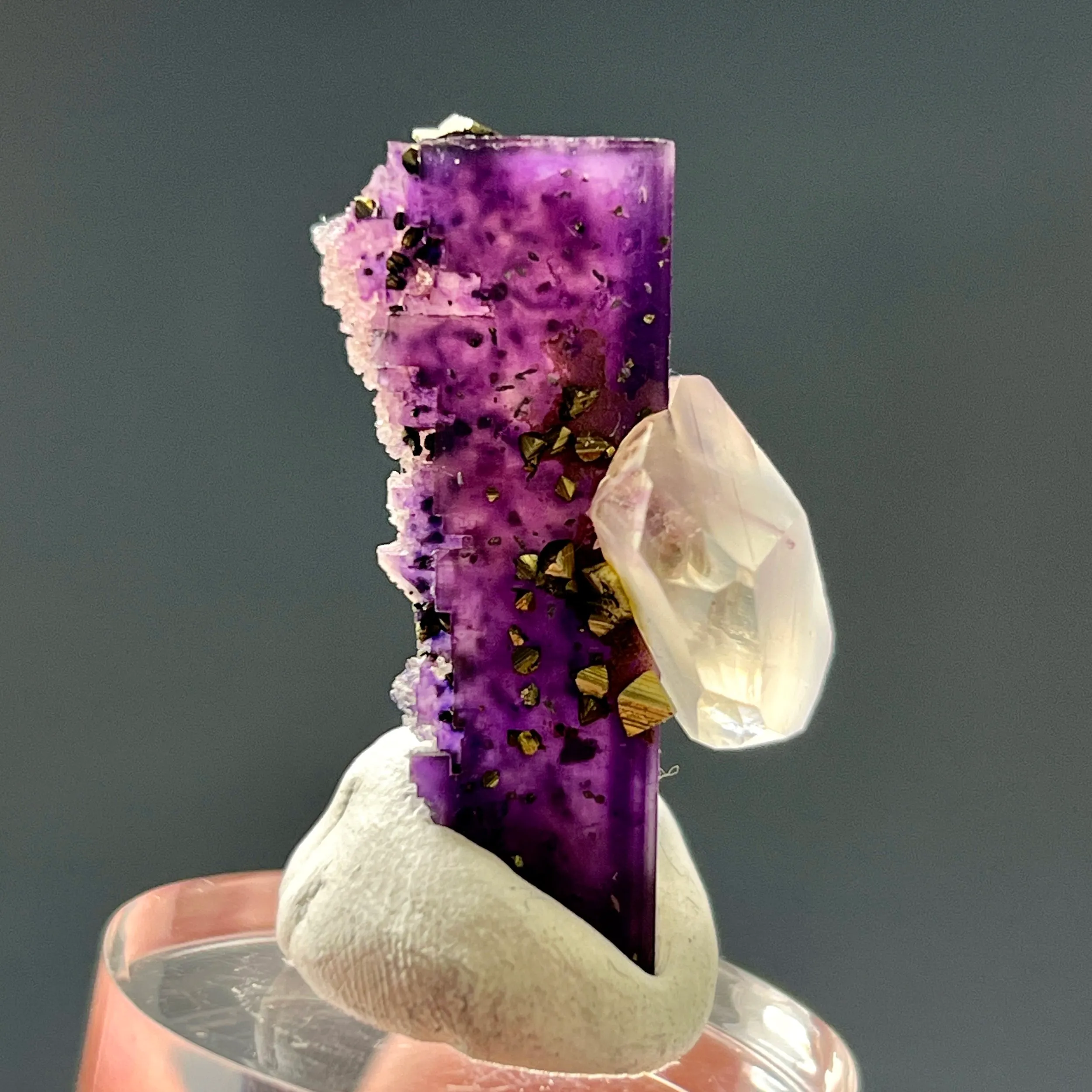 Fluorite with Calcite - image 2