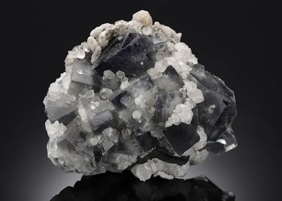 Fluorite with Calcite - image 1