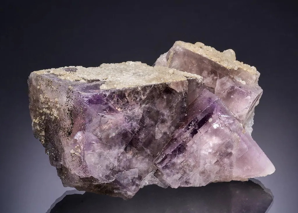 Fluorite with Calcite image