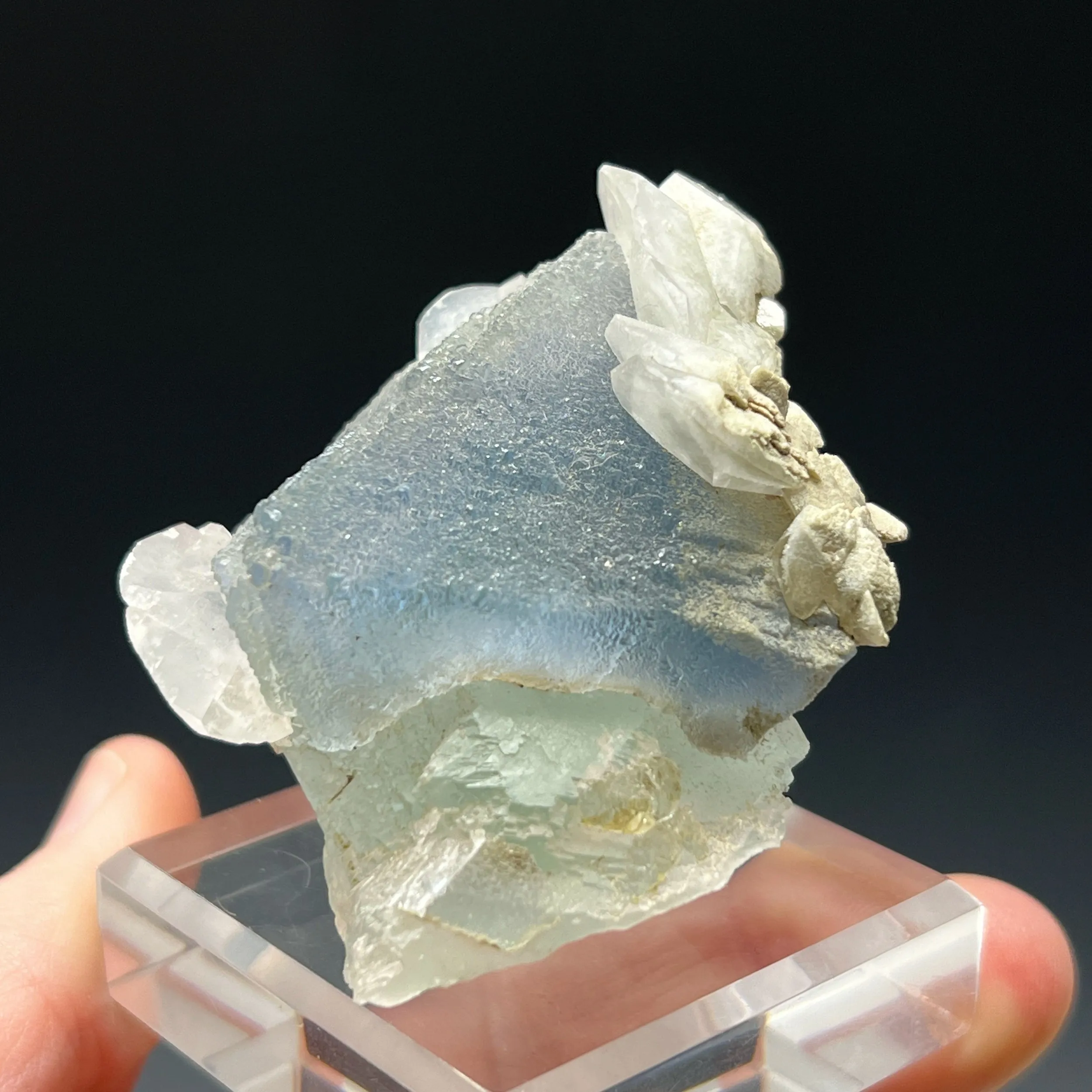 Fluorite with Calcite - image 2