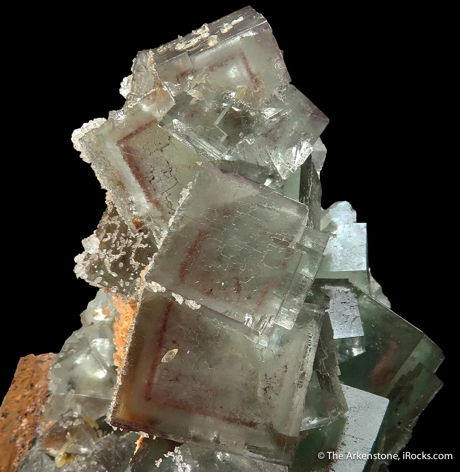 Fluorite with Calcite - image 1