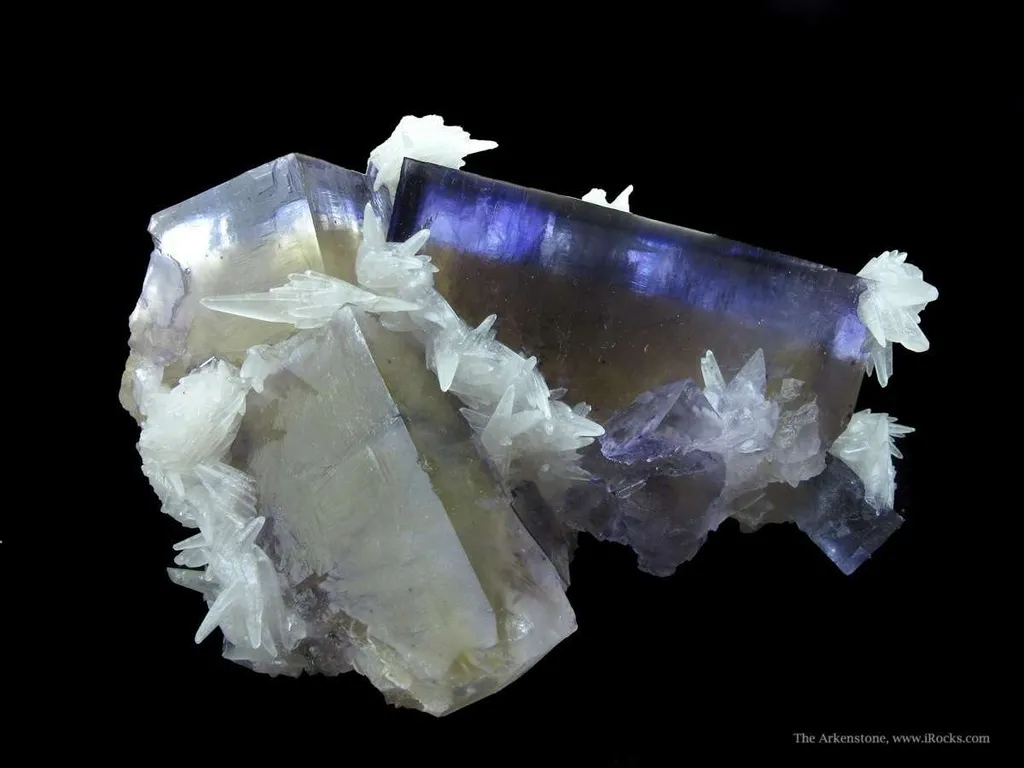 Fluorite With Calcite - image 4