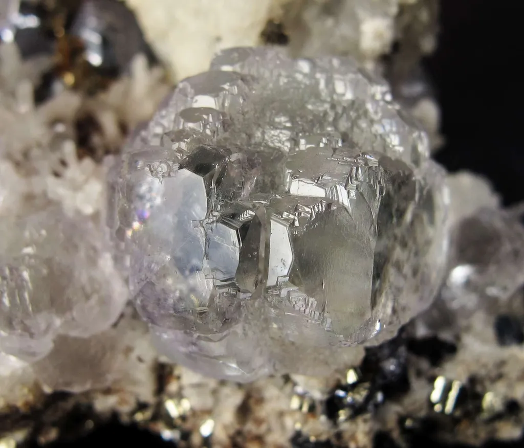 Fluorite With Calcite - image 3