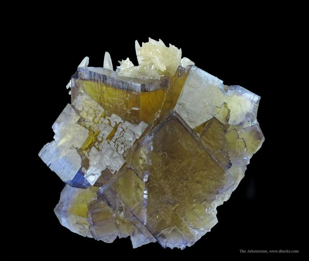 Fluorite With Calcite image