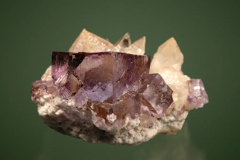Fluorite with Calcite - image 3