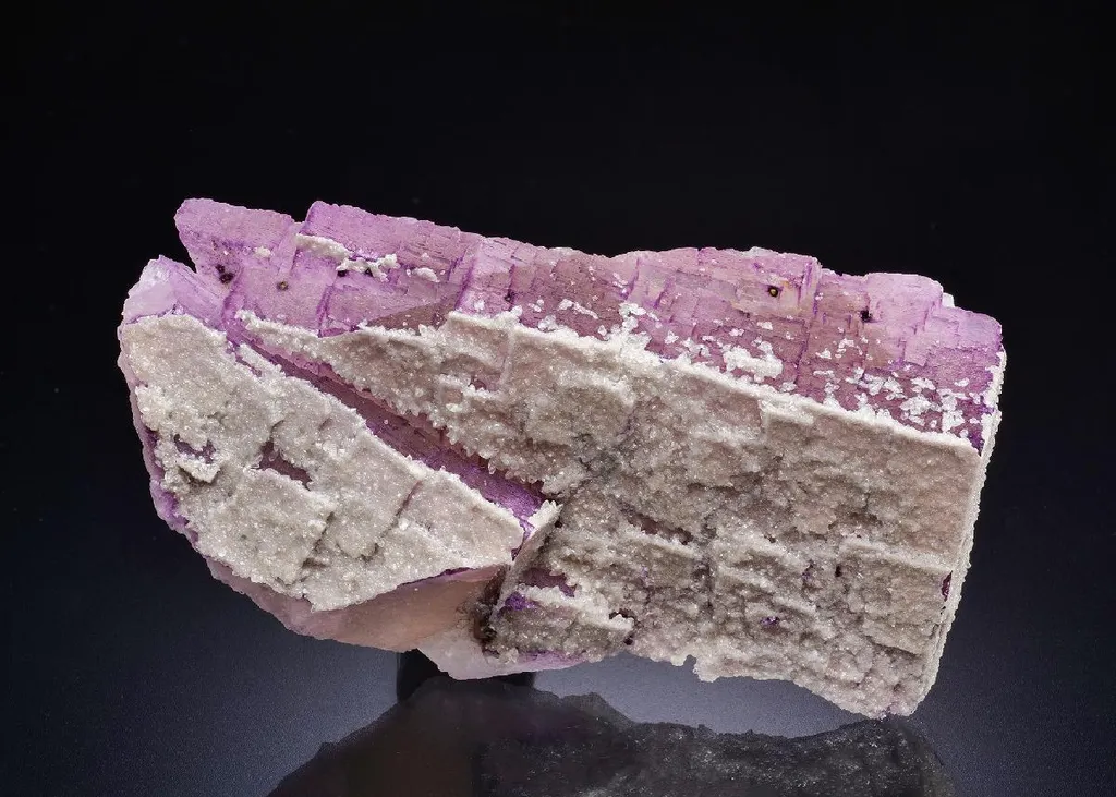 Fluorite with Calcite