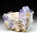 Fluorite with Calcite - image 1