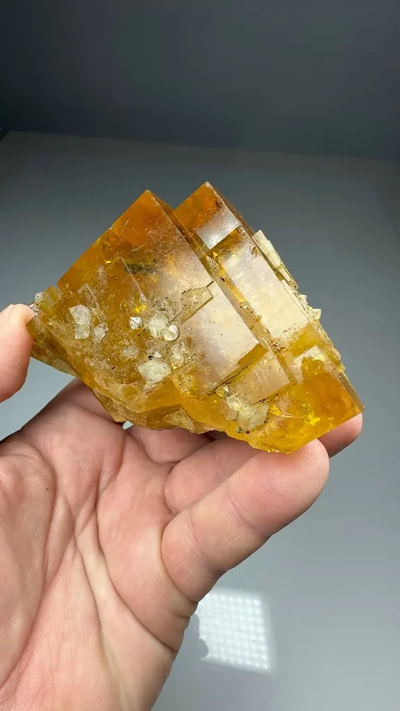 Fluorite with Calcite - image 2