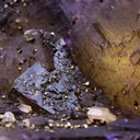 Fluorite with Calcite & Chalcopyrite - Denton Mine - image 2