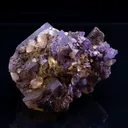 Fluorite with Calcite & Chalcopyrite - Denton Mine - image 9
