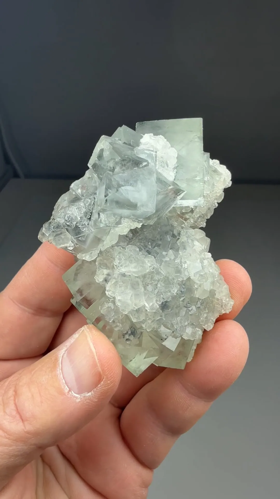 Fluorite with Calcite - image 2
