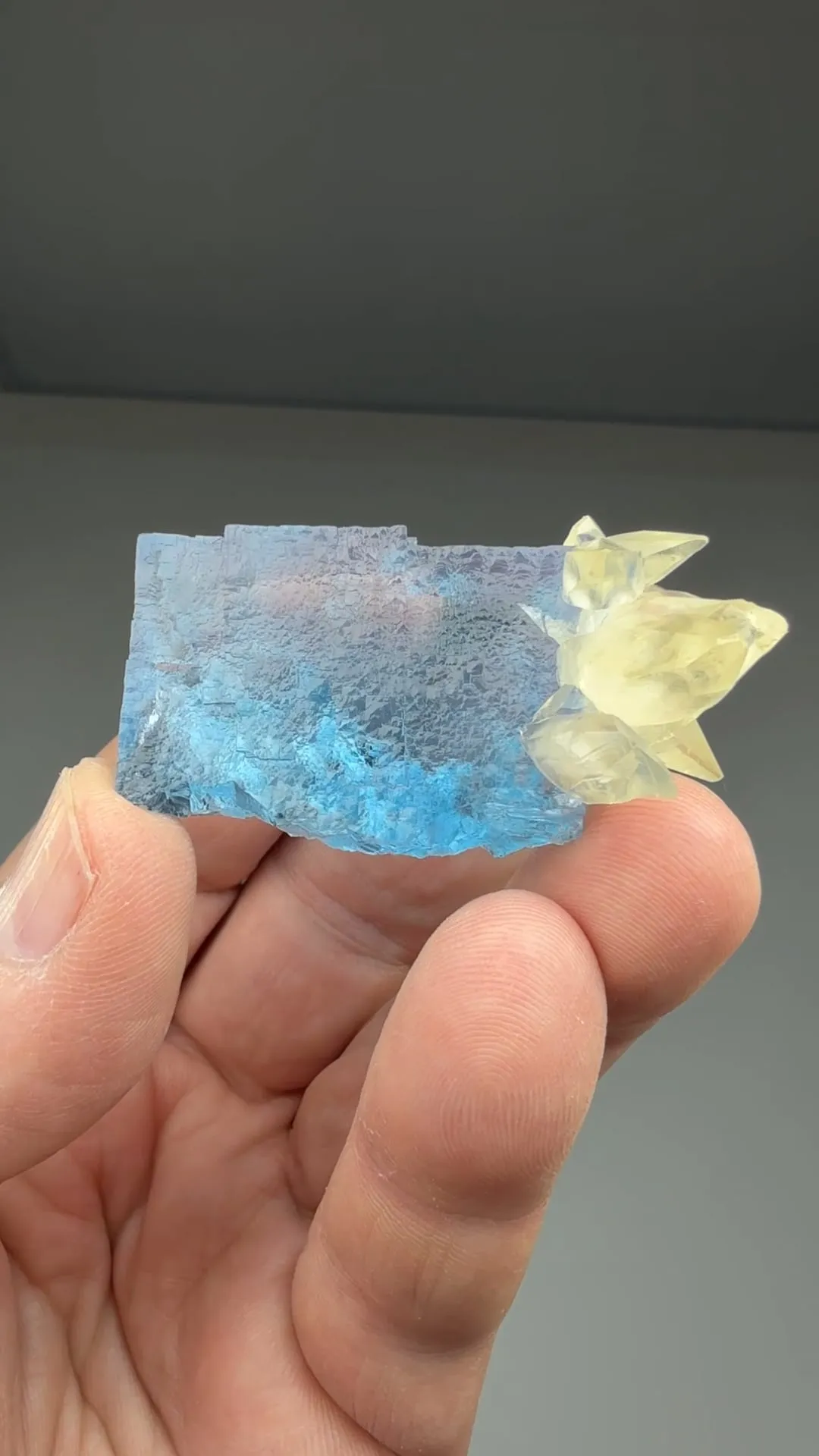 Fluorite with Calcite - image 2