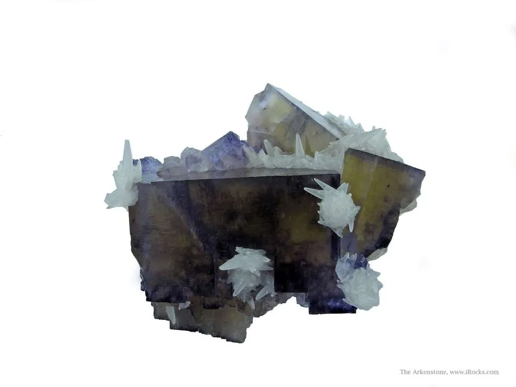 Fluorite With Calcite - image 3