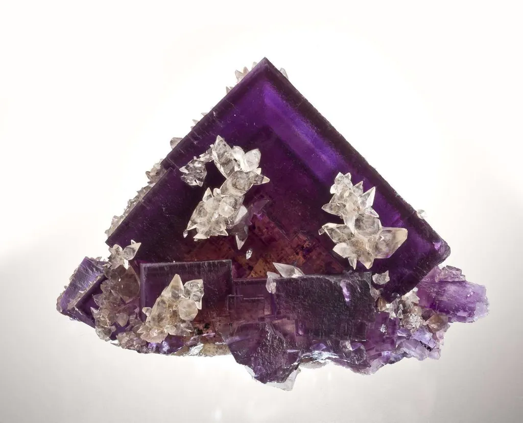 Fluorite With Calcite image