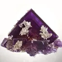 Fluorite With Calcite - image 1