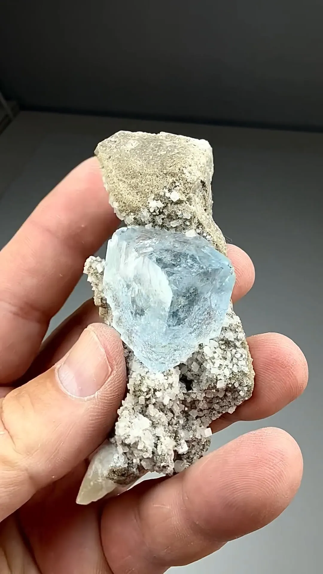 Fluorite with Calcite, Dolomite (1803) - image 2