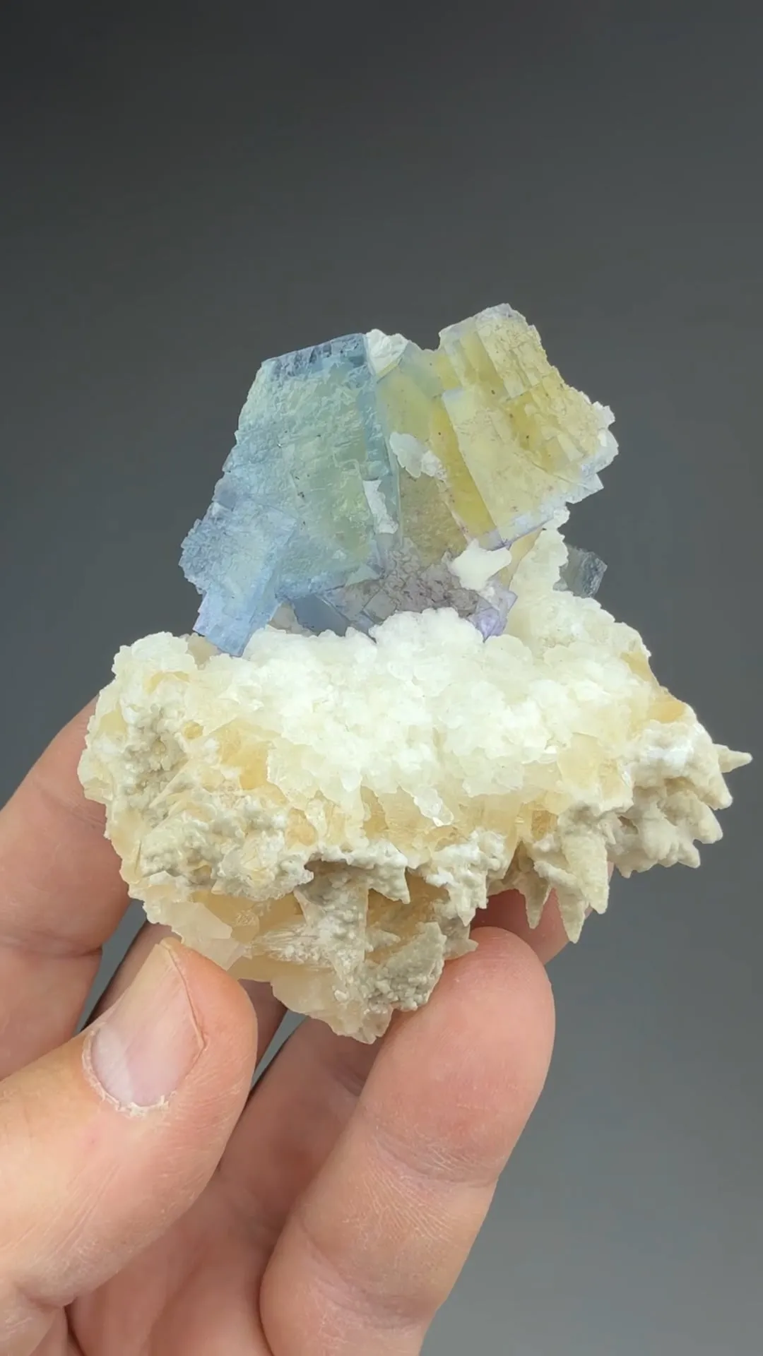 Fluorite with Calcite - image 2