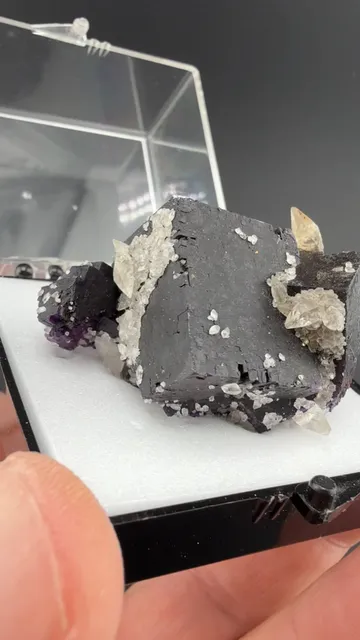 Fluorite with Calcite