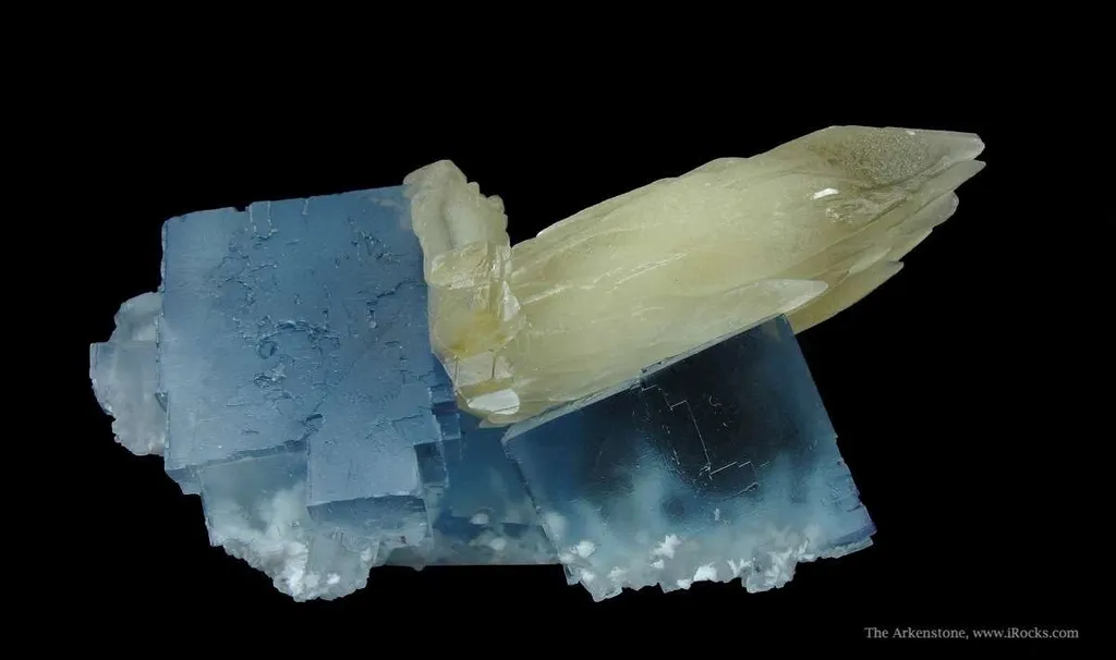 Fluorite With Calcite - image 2